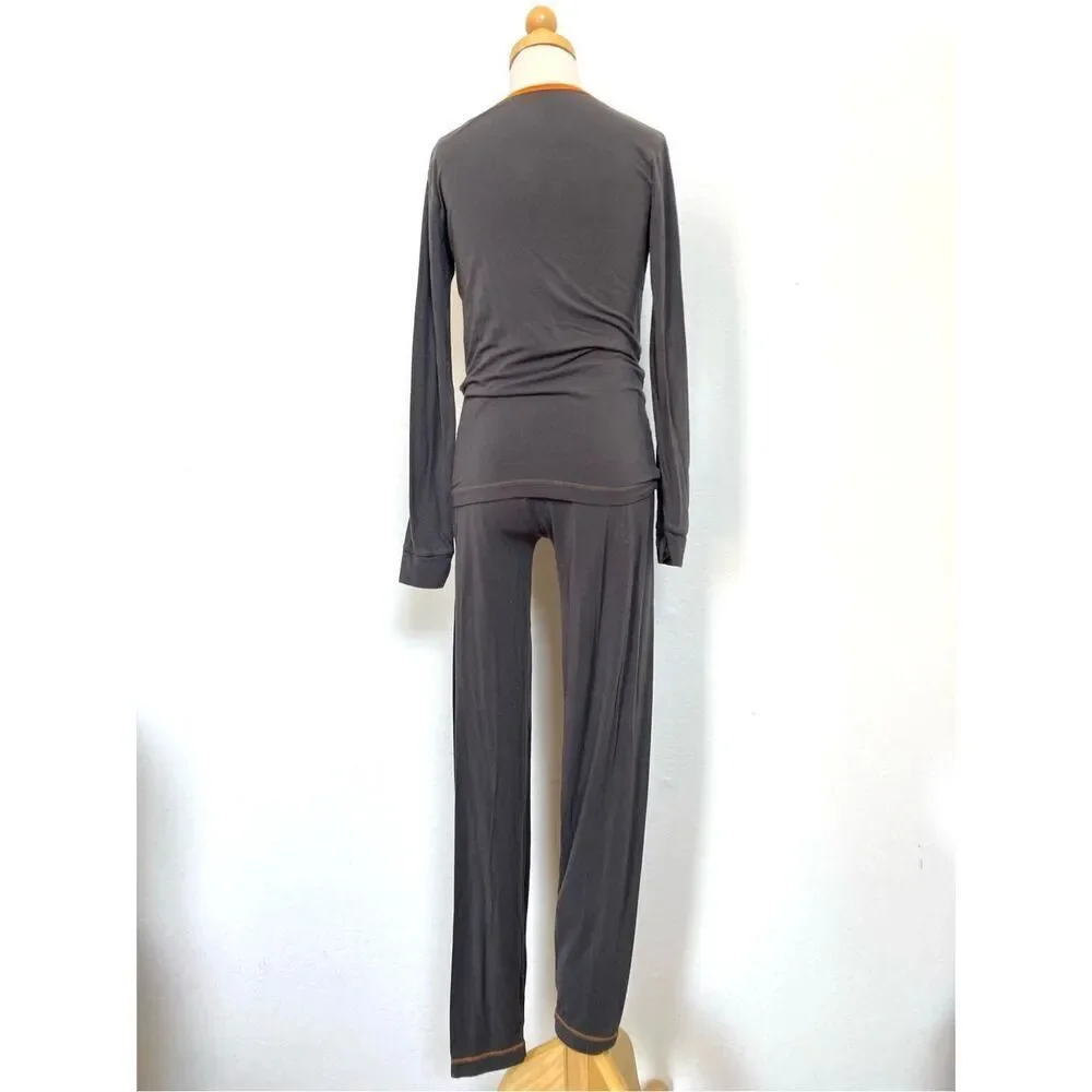 3/$30 Kickee Pants Kids 10 Halloween Pumpkin 2-piece Pajamas